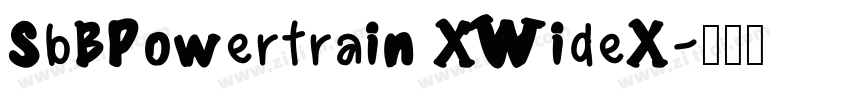 SbBPowertrain XWideX字体转换